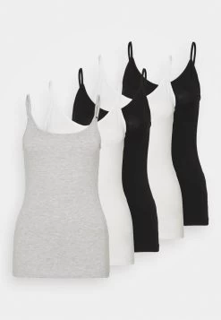 Women's Anna Field 5 PACK Tops Black | VDBLJKY-26