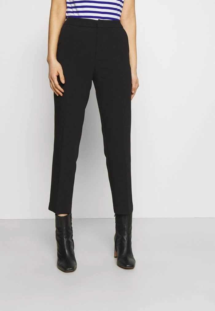 Women's Anna Field BASIC BUSINESS PANT SLIM LEG Trousers Black | IEJMKCH-28