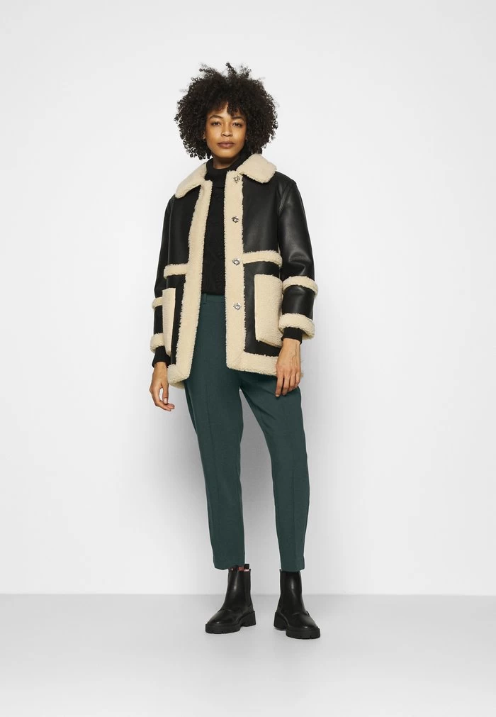 Women's Anna Field BASIC BUSSINESS WITH PINTUCKS Trousers Dark Green | SFVQNKR-38 - Image 2