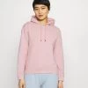 Women's Anna Field Basic Loose With Trim Hoodie Pink | RTDAOMF-30