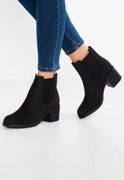 Women's Anna Field Block Heel Ankle Boots Black | JIVCNRH-32