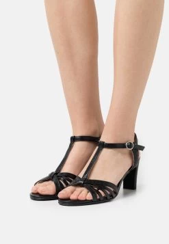 Women's Anna Field Block Heel Buckle Sandals Black | ZCDYMUL-27