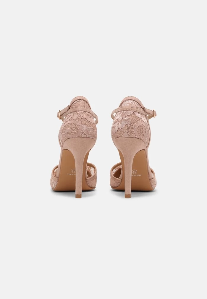 Women's Anna Field Buckle Heels Light Pink | PQCYDXO-18 - Image 4