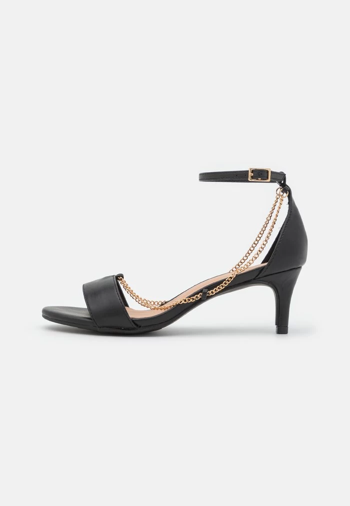 Women's Anna Field Buckle Sandals Black | MKAJFUD-05 - Image 2