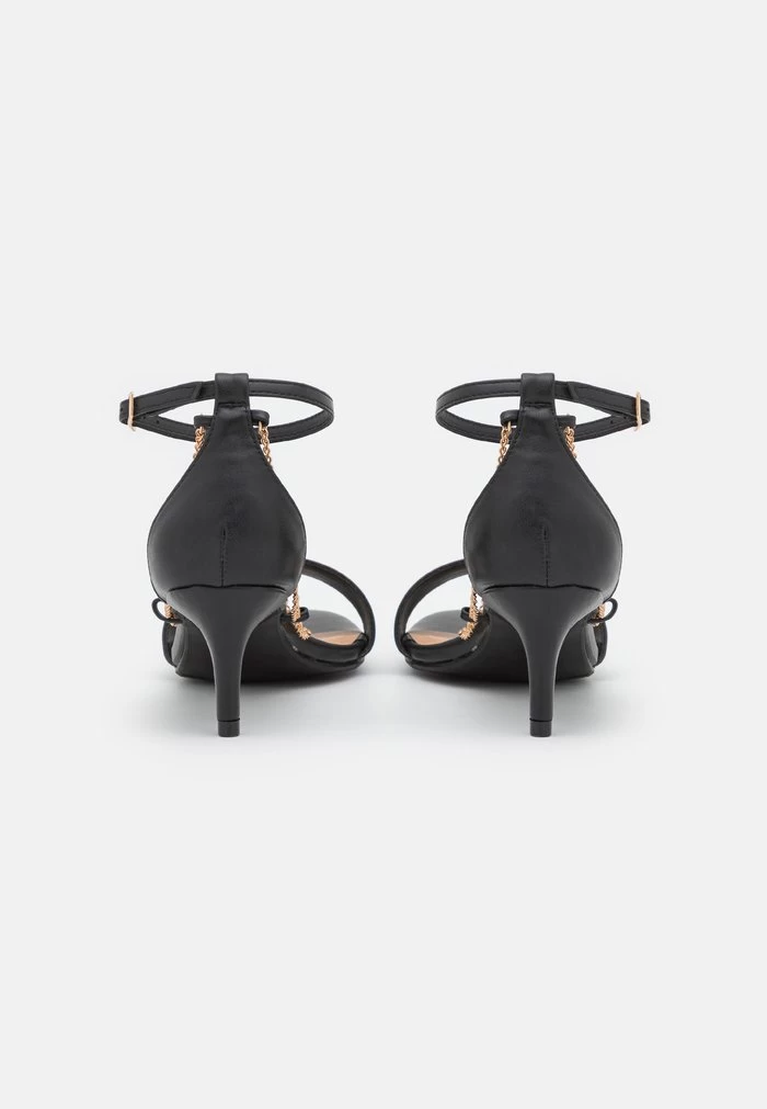 Women's Anna Field Buckle Sandals Black | MKAJFUD-05 - Image 4