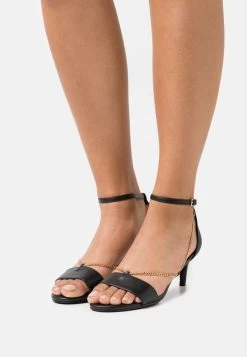 Women's Anna Field Buckle Sandals Black | MKAJFUD-05