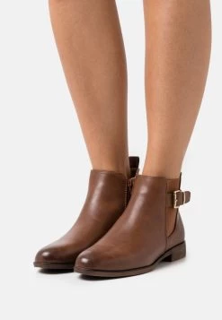 Women's Anna Field COMFORT Flat Zip UP Ankle Boots Brown | BGJNFRY-30