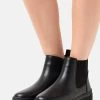 Women's Anna Field COMFORT Flat Zip UP Ankle Boots Black | TEXCOYD-28