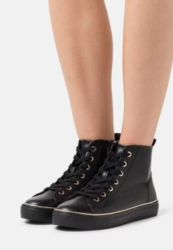 Women's Anna Field COMFORT Flat Zip UP Sneakers Black | LHXCNWM-15