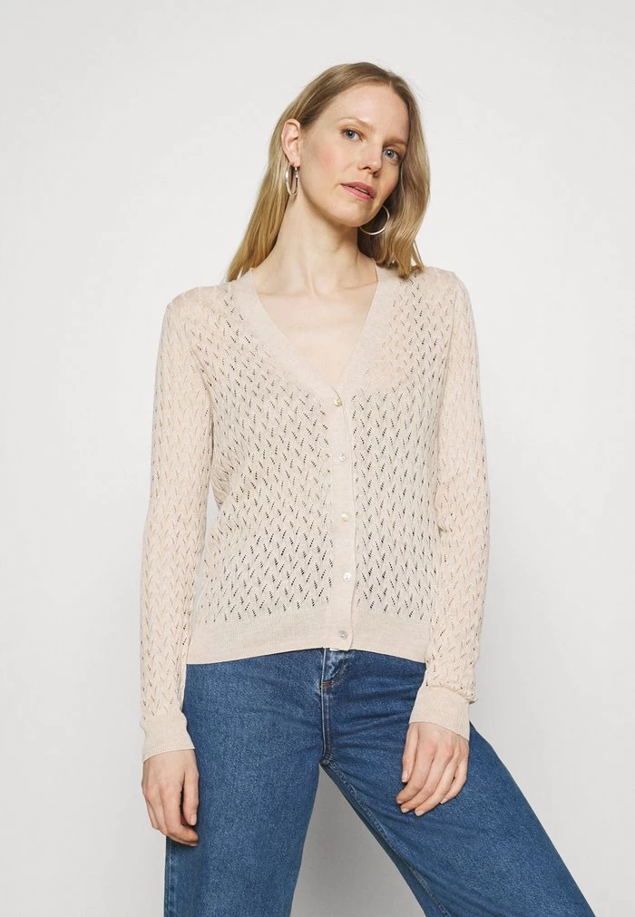 Women's Anna Field Cardigan Light Brown | VFRKOLG-98