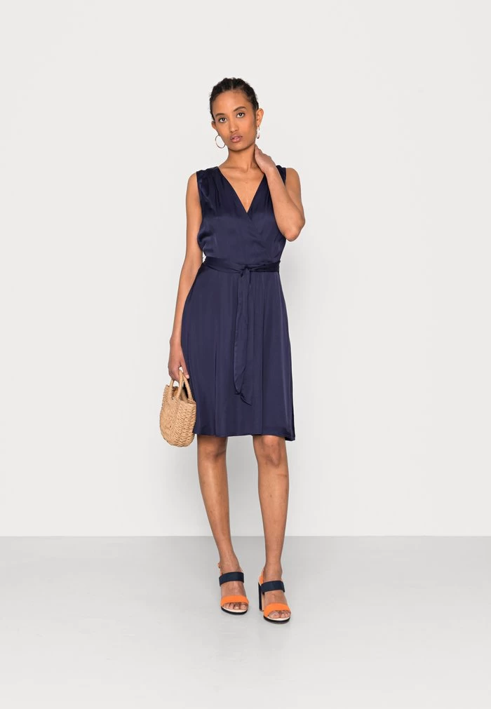 Women's Anna Field Cocktail Party Dress Dark Blue | CBXNMRE-49 - Image 2