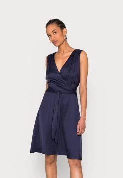 Women's Anna Field Cocktail Party Dress Dark Blue | CBXNMRE-49