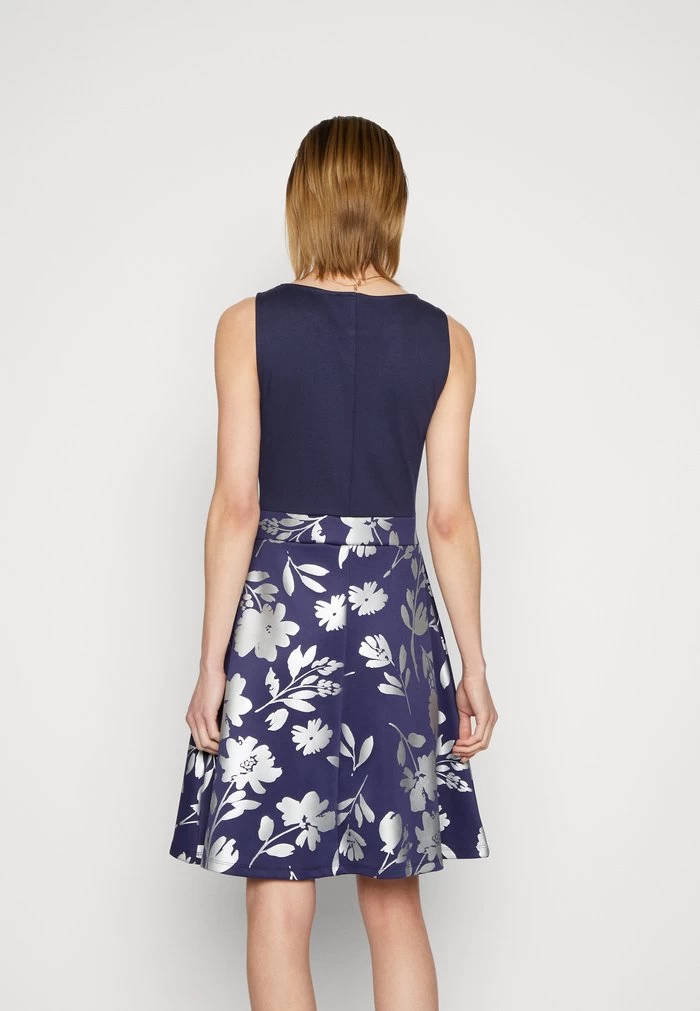 Women's Anna Field Cocktail Party Dress Dark Blue | LJIPZUR-46 - Image 3