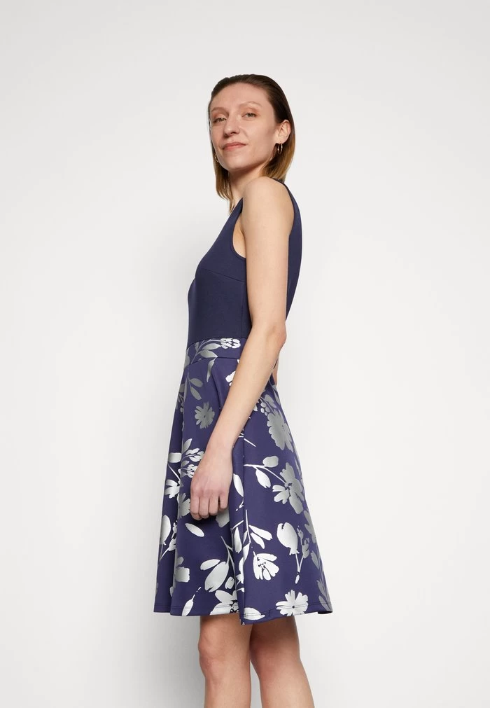 Women's Anna Field Cocktail Party Dress Dark Blue | LJIPZUR-46 - Image 4