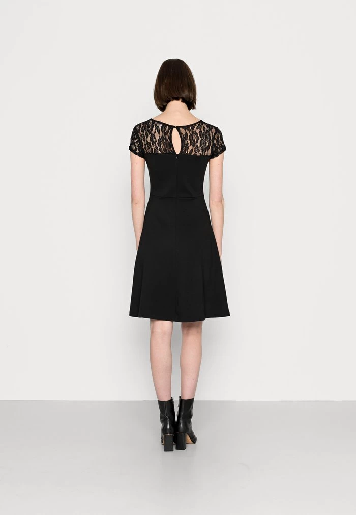 Women's Anna Field Cocktail Party Dress Black | OSZAWRF-42 - Image 3