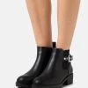 Women's Anna Field Cowboy Biker Ankle Boots Black | TNOFUMC-26