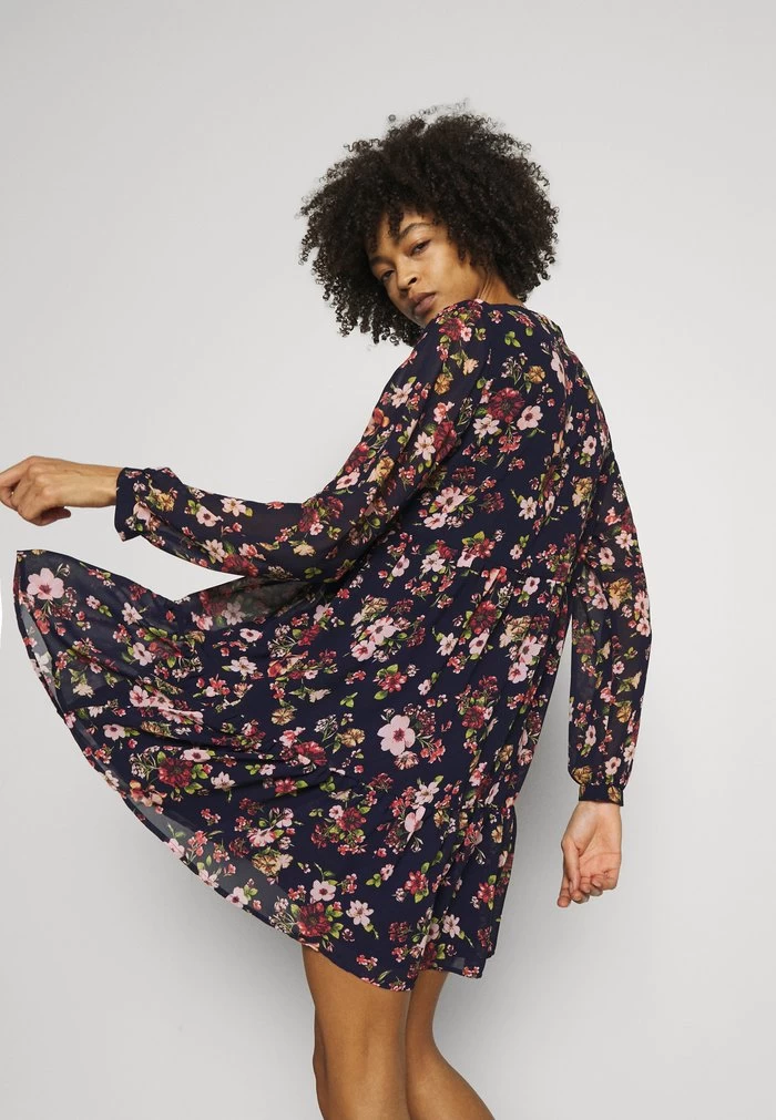 Women's Anna Field Day Dress Dark Blue | SYHQTGA-42 - Image 4