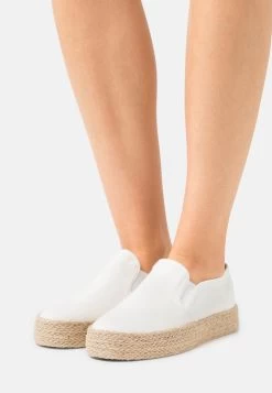 Women's Anna Field Espadrille Slip On Low Shoes White | CNOWEYD-76