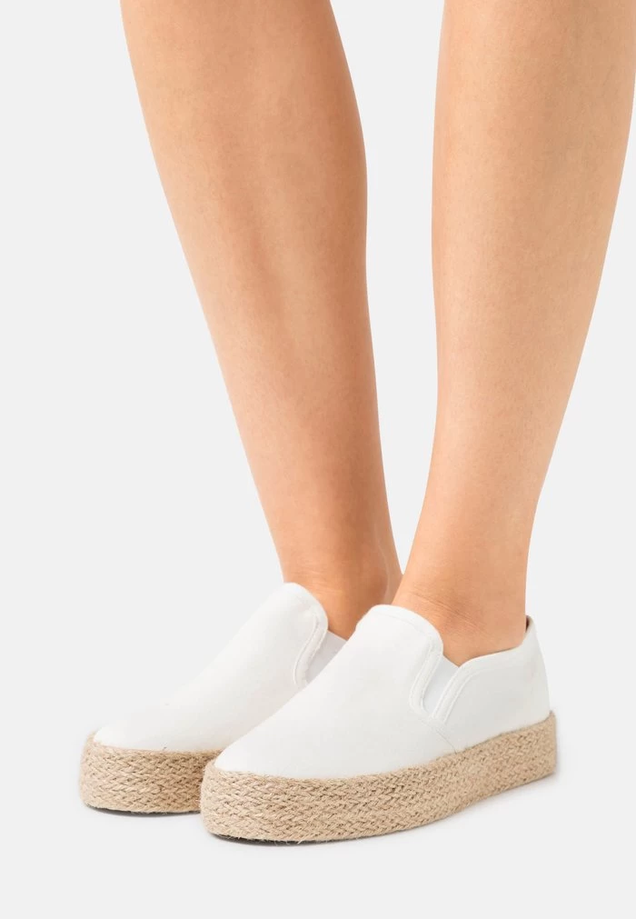 Women's Anna Field Espadrille Slip On Low Shoes White | CNOWEYD-76