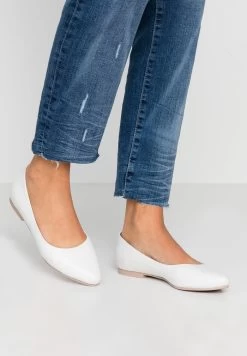 Women's Anna Field Flat Pumps White | TBLNDFG-29