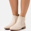 Women's Anna Field Flat Slip On Ankle Boots Beige | XILEKFA-98