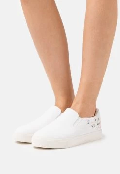Women's Anna Field Flat Slip On Low Shoes White | YLFTPUR-01