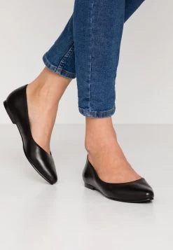 Women's Anna Field Flat Slip On Pumps Black | EWQRTHS-24