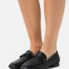 Women's Anna Field Flat Slip On Slip Ons Black | ACDETJX-39