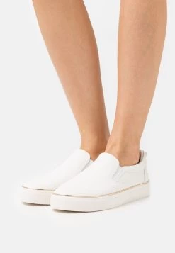Women's Anna Field Flat Slip On Slip Ons White | DISGAHN-90