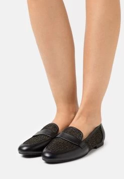 Women's Anna Field Flat Slip On Slip Ons Black | MDJSGZO-67