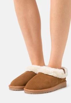 Women's Anna Field Flat Slip On Slip Ons Brown | RIQOYNH-27