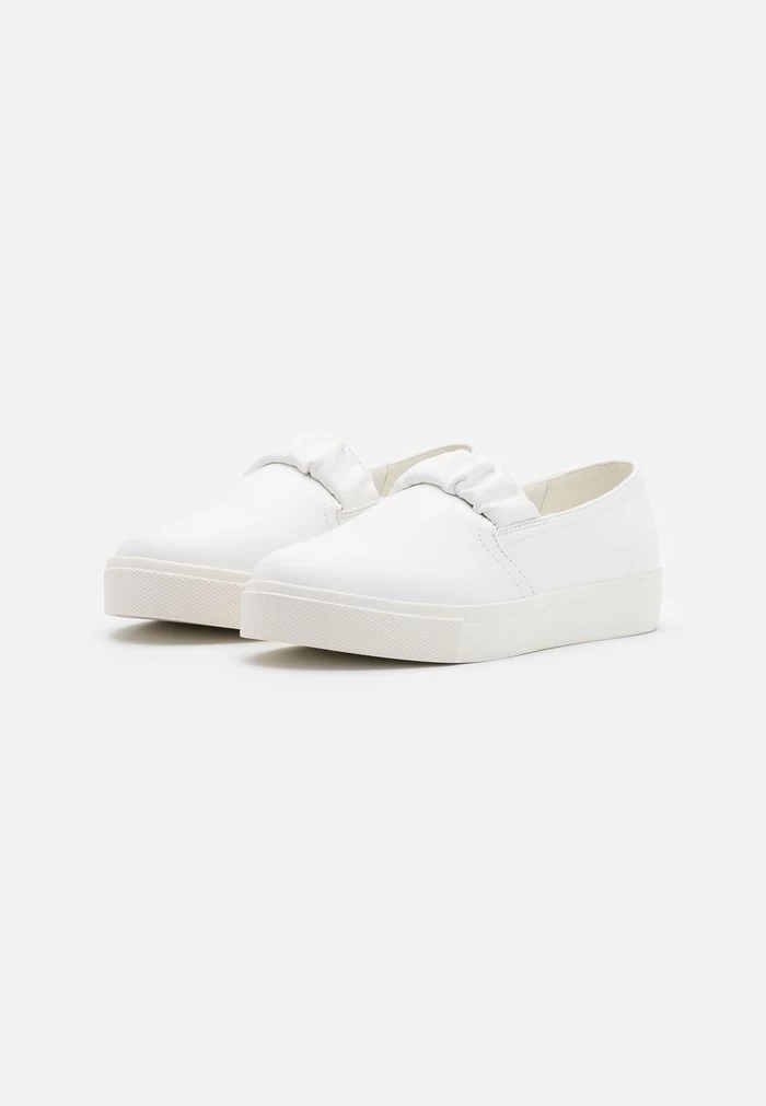 Women's Anna Field Flat Slip On Slip Ons White | SMAHWQY-08 - Image 3