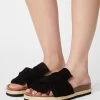 Women's Anna Field Flat Slip On Slippers Black | YDKIOMB-47