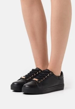 Women's Anna Field Flat Sneakers Black | RWMXIYK-28