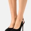 Women's Anna Field Heels Black | QFJEPCW-04
