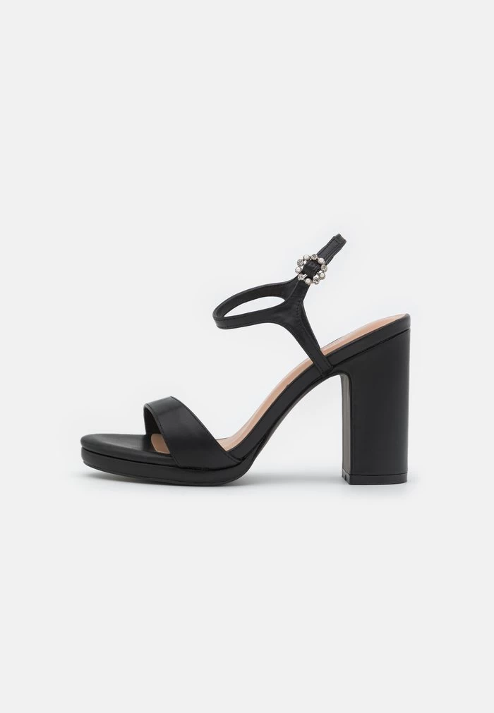 Women's Anna Field High Sandals Black | XBMOTZH-15 - Image 2