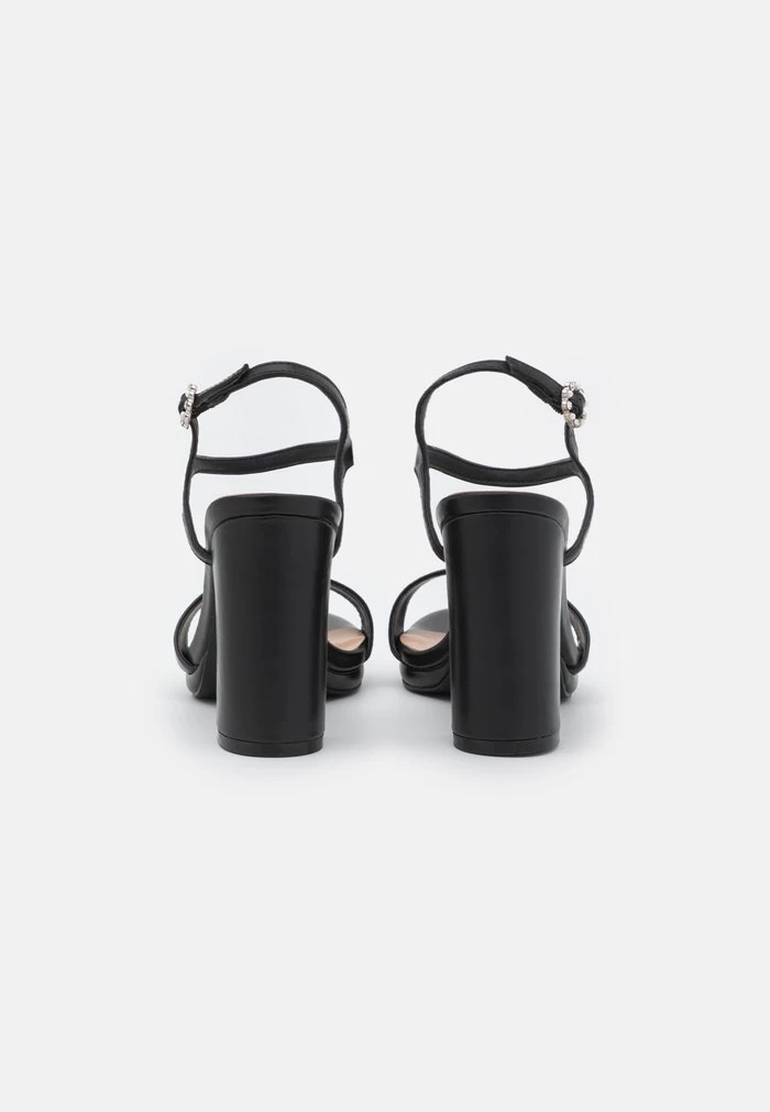 Women's Anna Field High Sandals Black | XBMOTZH-15 - Image 4