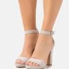Women's Anna Field High Sandals Light Grey | JRPXIHB-85