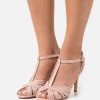 Women's Anna Field High Sandals Light Pink | GBJLUPO-73