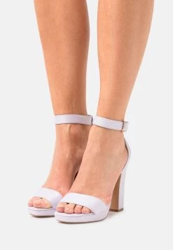 Women's Anna Field High Sandals Purple | BCSFAEP-13