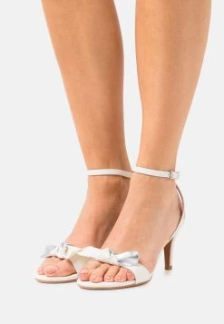 Women's Anna Field High Sandals White | SQDIHON-21