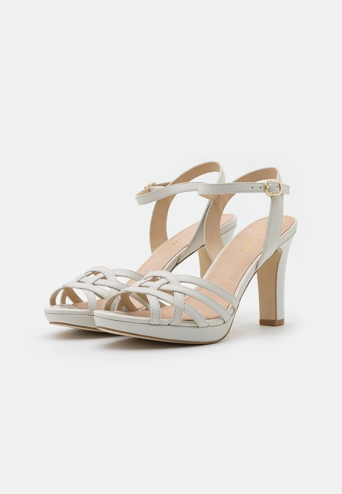 Women's Anna Field High Sandals White | YWXAIMF-87 - Image 3