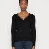 Women's Anna Field Jumpers Black | PNLDQKM-78