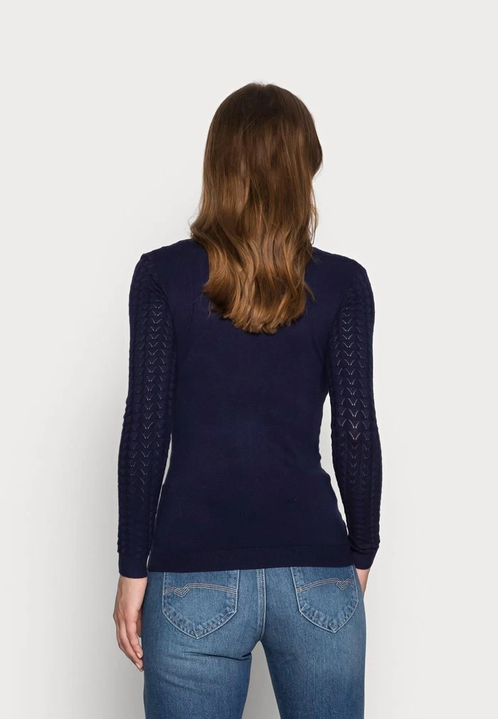 Women's Anna Field Jumpers Dark Blue | XRFGPSV-63 - Image 3