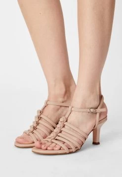 Women's Anna Field LEATHERBuckle Sandals Beige | EBOTAQS-73