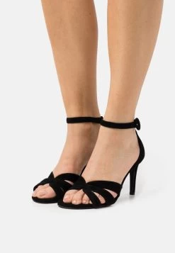 Women's Anna Field LEATHERBuckle Sandals Black | JRKZLWG-29