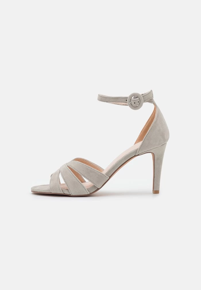 Women's Anna Field LEATHERBuckle Sandals Grey | UIFQVYA-04 - Image 2