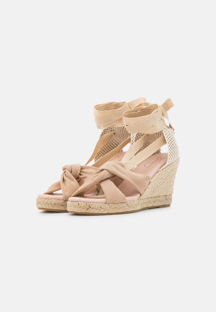 Women's Anna Field LEATHER Wedge Sandals Light Pink | AIQJOCK-37 - Image 3