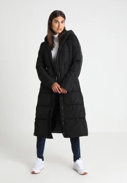 Women's Anna Field LONG WITH HOOD Coats Black | IUQKLGE-25