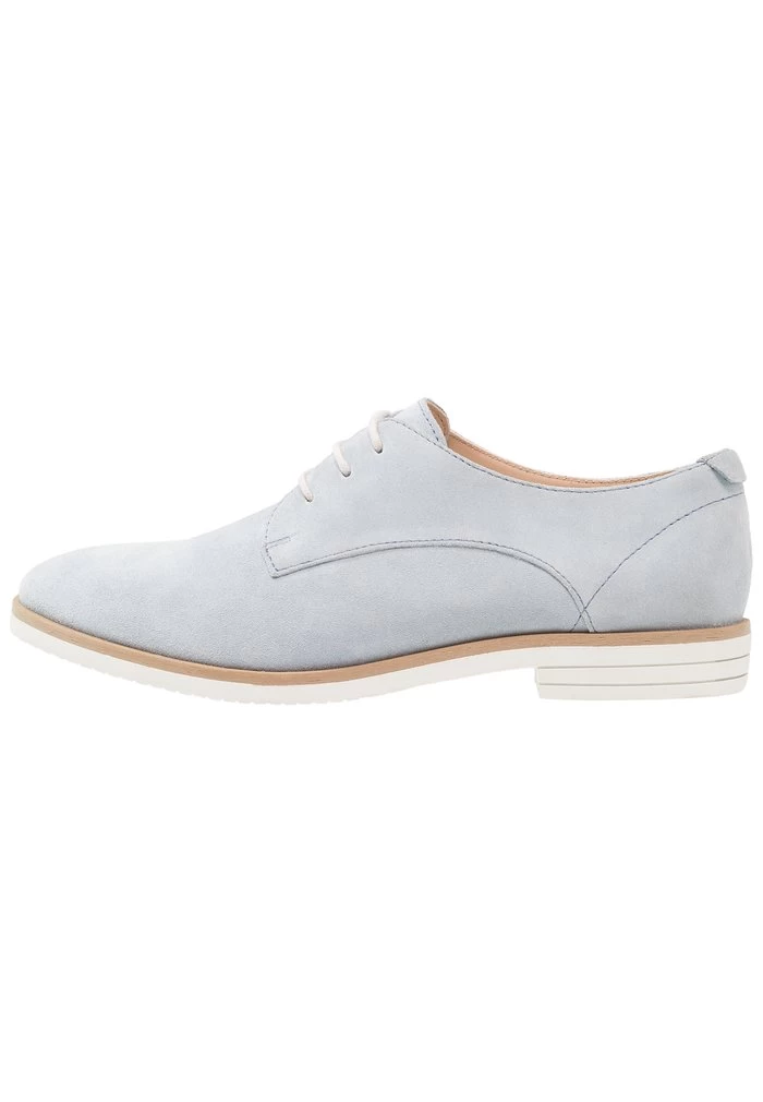Women's Anna Field Lace Up Flat Low Shoes Light Blue | EKHGORB-41 - Image 2
